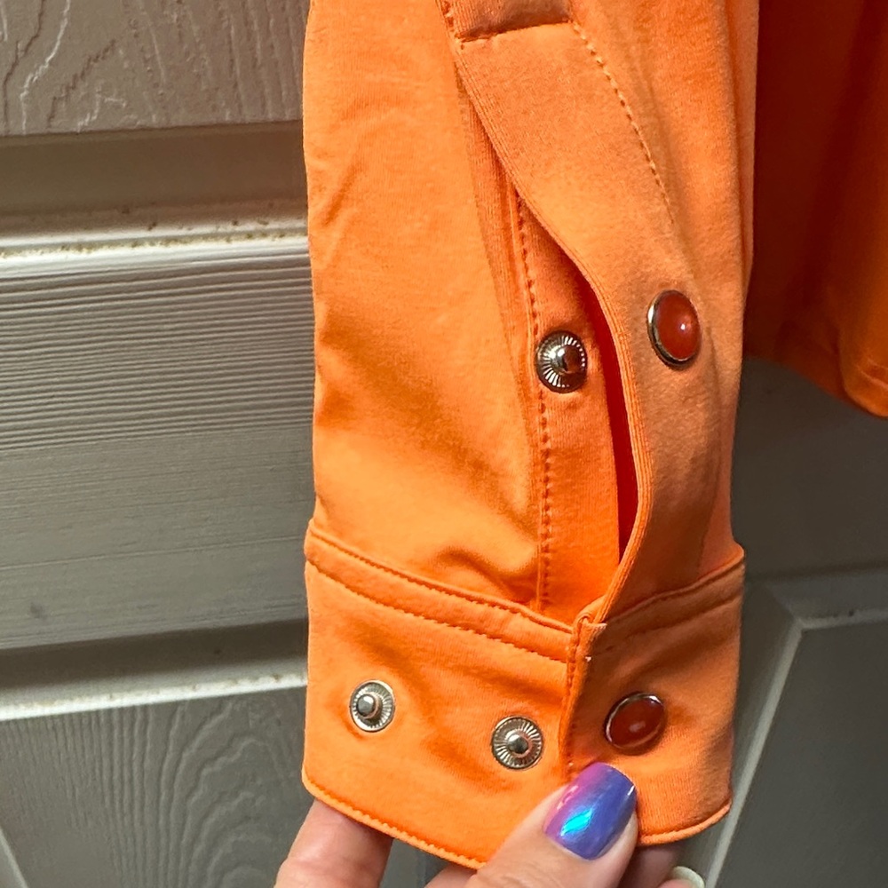 Ranch Dress’n Performance Rodeo shirt Orange (L) - Picture 2 of 11